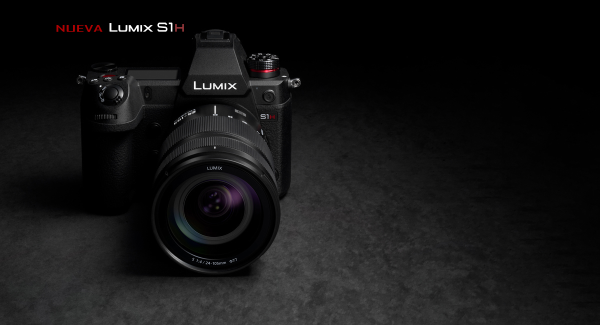 Novedades Lumix S cámara S1H, mejora de software S1 y