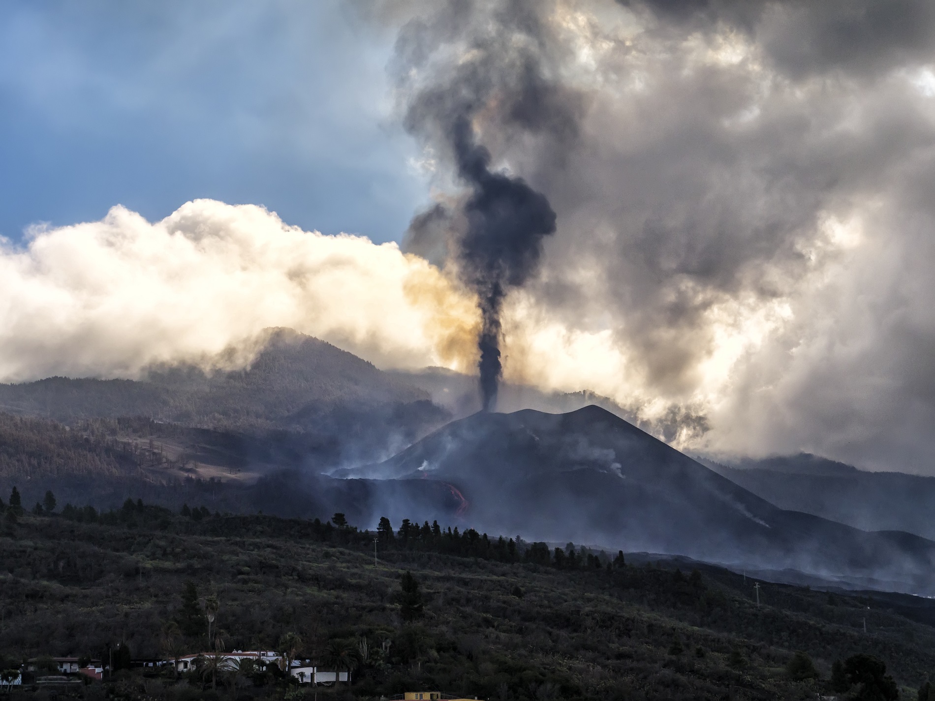 Volcan de Cumbre Vieja, La Palma