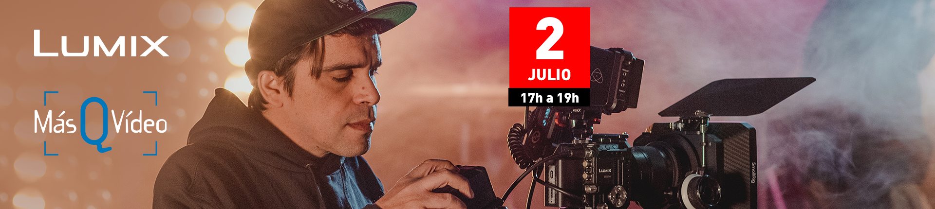 videoclips con DaVinci Resolve y LUMIX con Rubén Vílchez