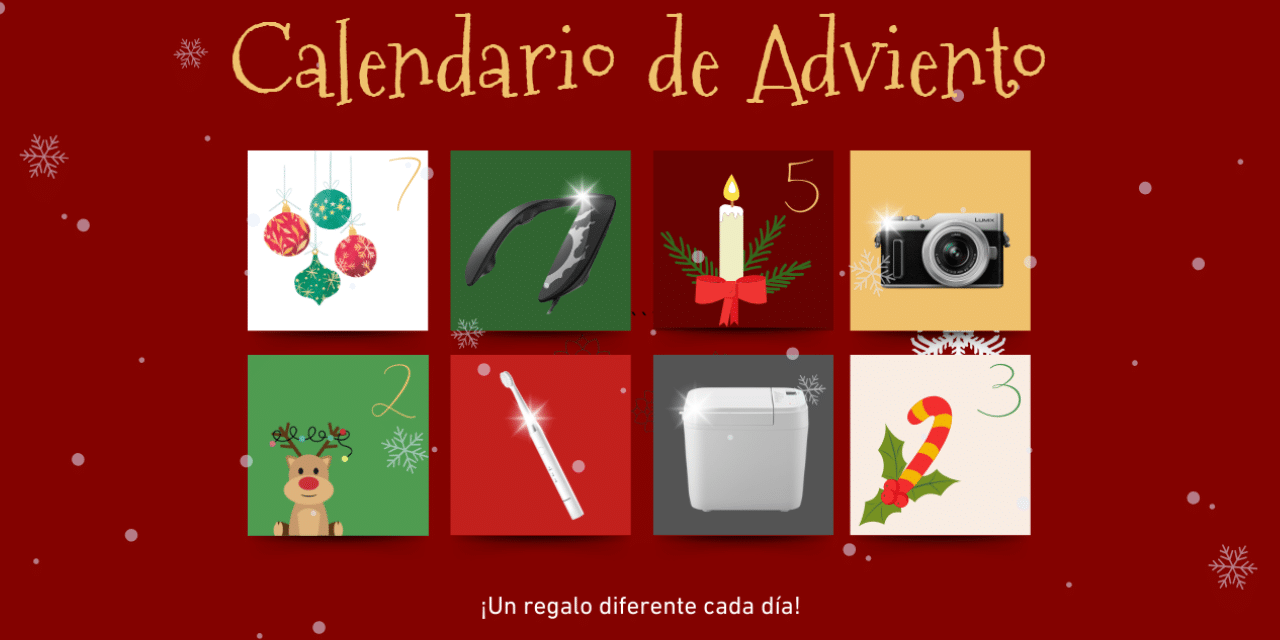 Calendario de Adviento Panasonic: ¡Del 1 al 24, un regalo diferente cada día!