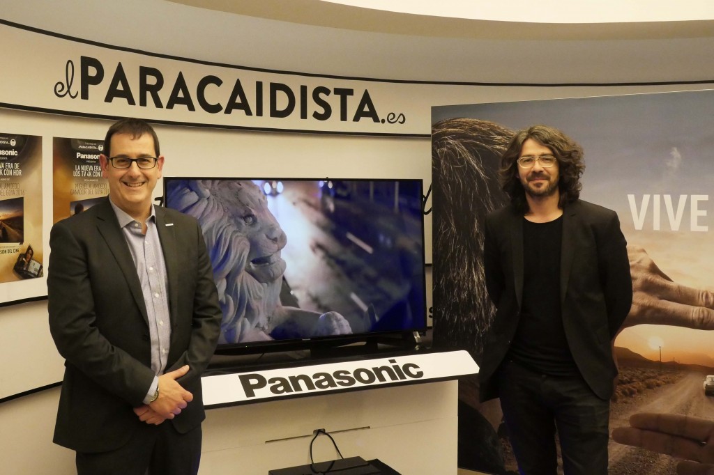 PANASONIC_Jordi Rincón, Senior Manager Electrónica de Consumo de Panasonic España junto al Director de Fotografía Migue Amoedo