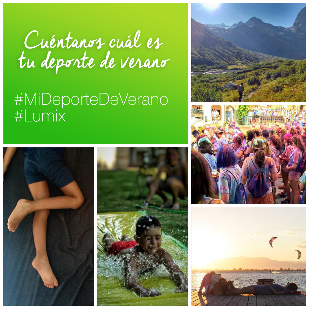 Concurso Instagram #MiDeporteDeVerano: gana una Lumix GX80 con tus fotos de vacaciones