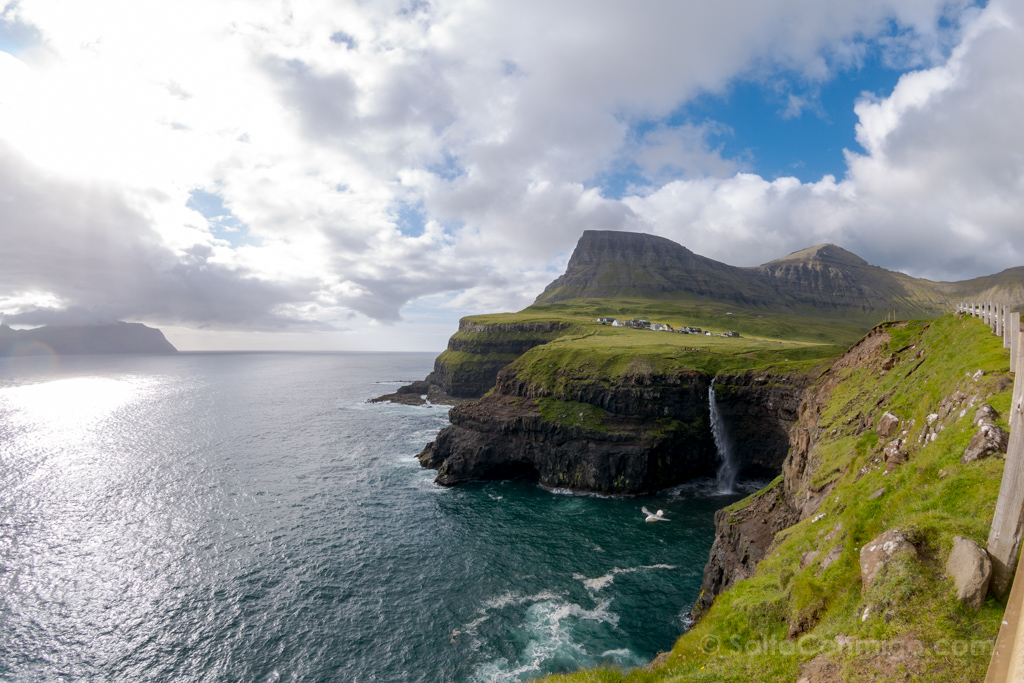 islas feroe, cascada gasadalur