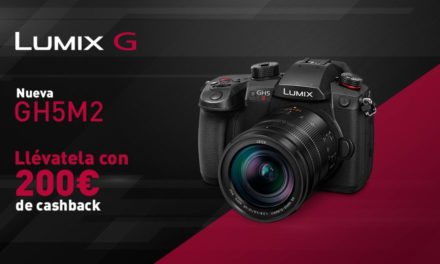 Llévate la nueva Lumix GH5M2 con 200€ de cashback