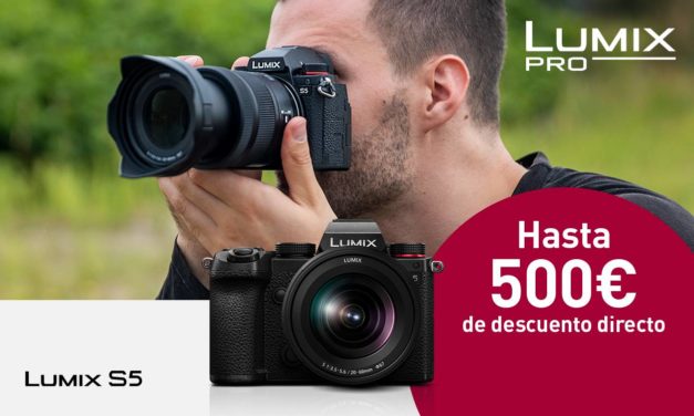 Ahorra hasta 500€ en tu Lumix S5