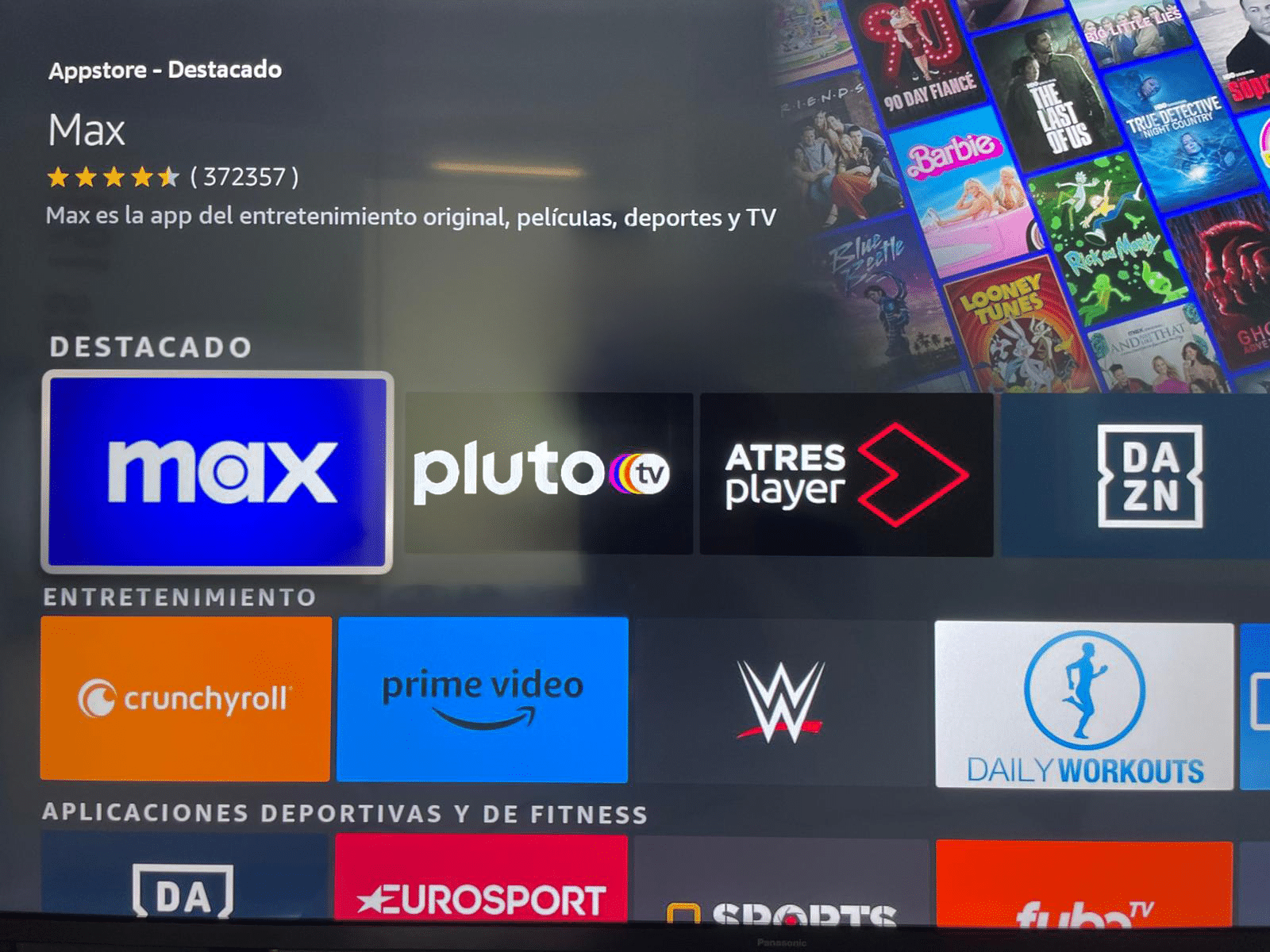 HBO Max Amazon Fire TV Panasonic MX800