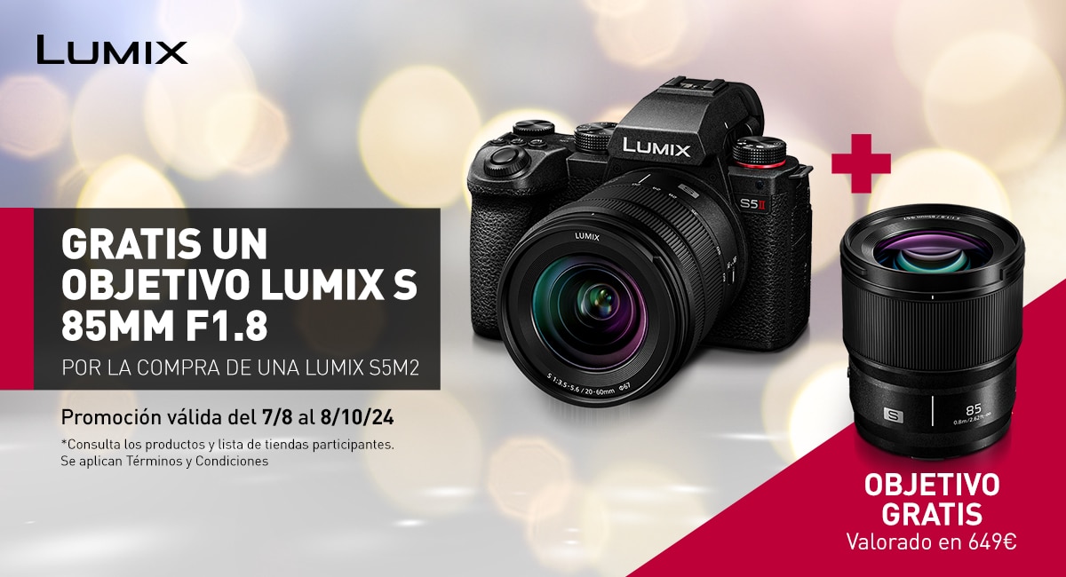 Promoción Lumix S5II con regalo un objetivo gratis