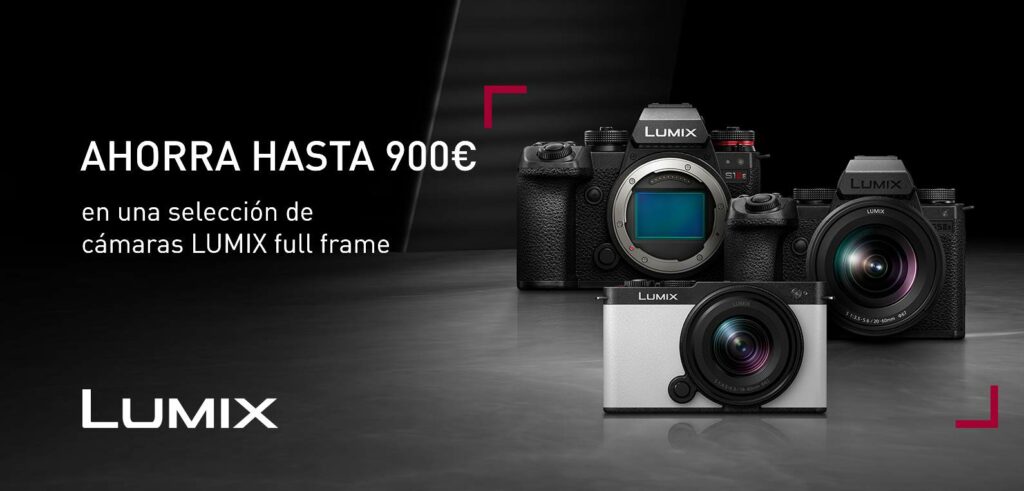 Ahorra hasta 900€ en una selección de cámaras Lumix Full Frame