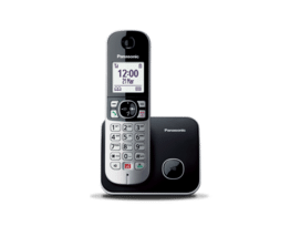 KX-TG6851: Teléfono inalámbrico digital con funciones mejoradas de bloqueo de llamadas y altavoz manos libres dúplex completo.